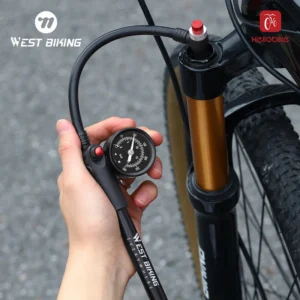 Bơm phuộc xe đạp WEST BIKING 300 PSI – Xoay 360 độ